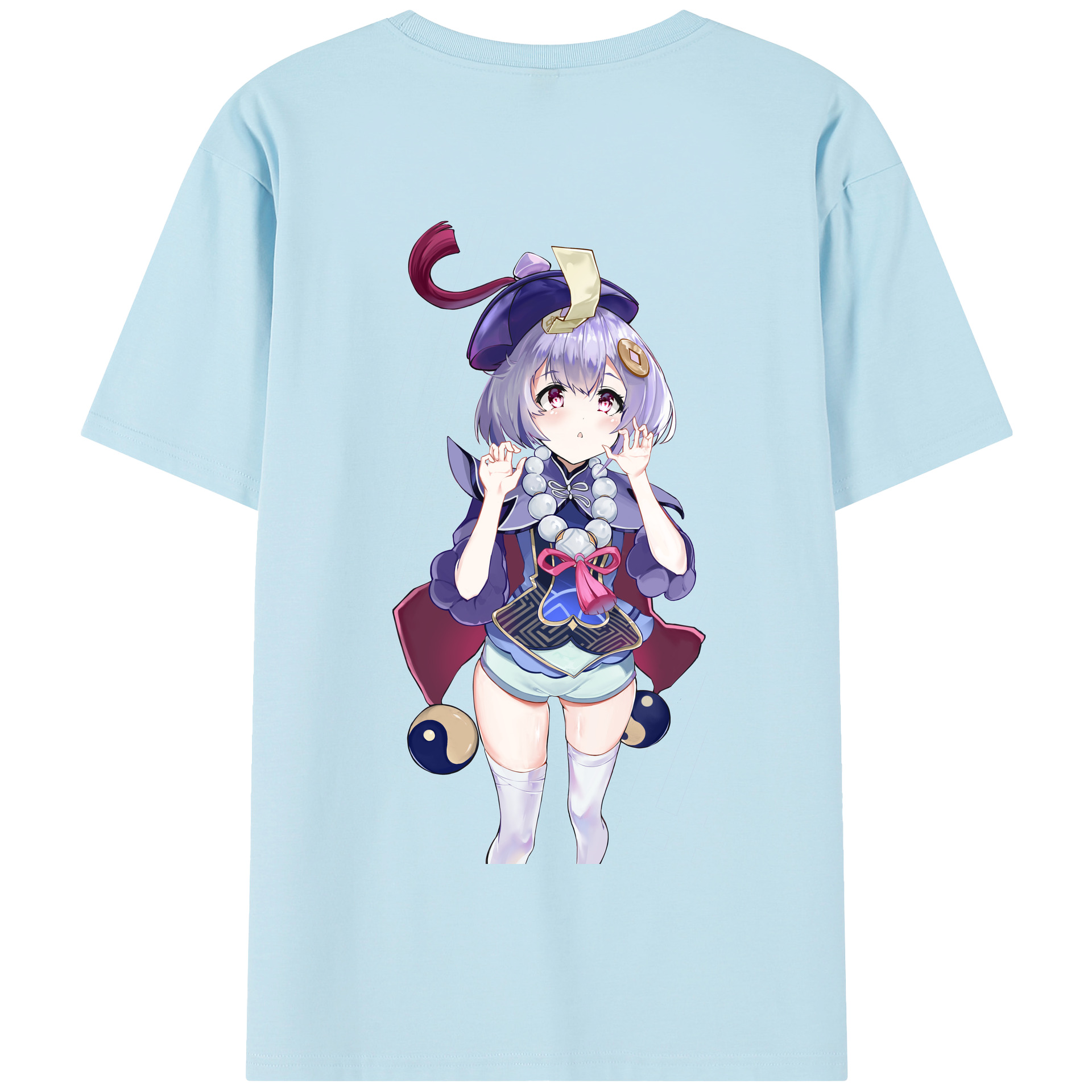 げんし神 七七 なな  genshin Nana 綿100％半袖Tシャツ（背面プリント）